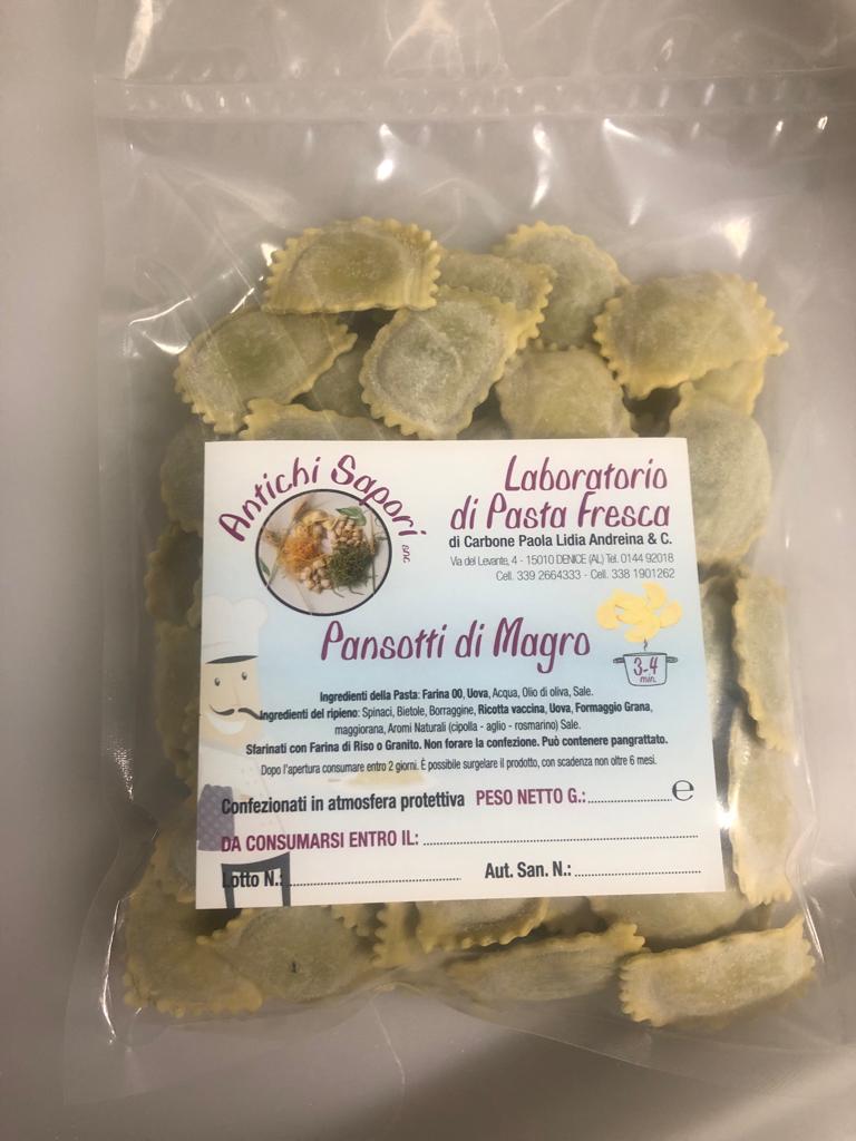 Pansotti di magro (500 gr.)